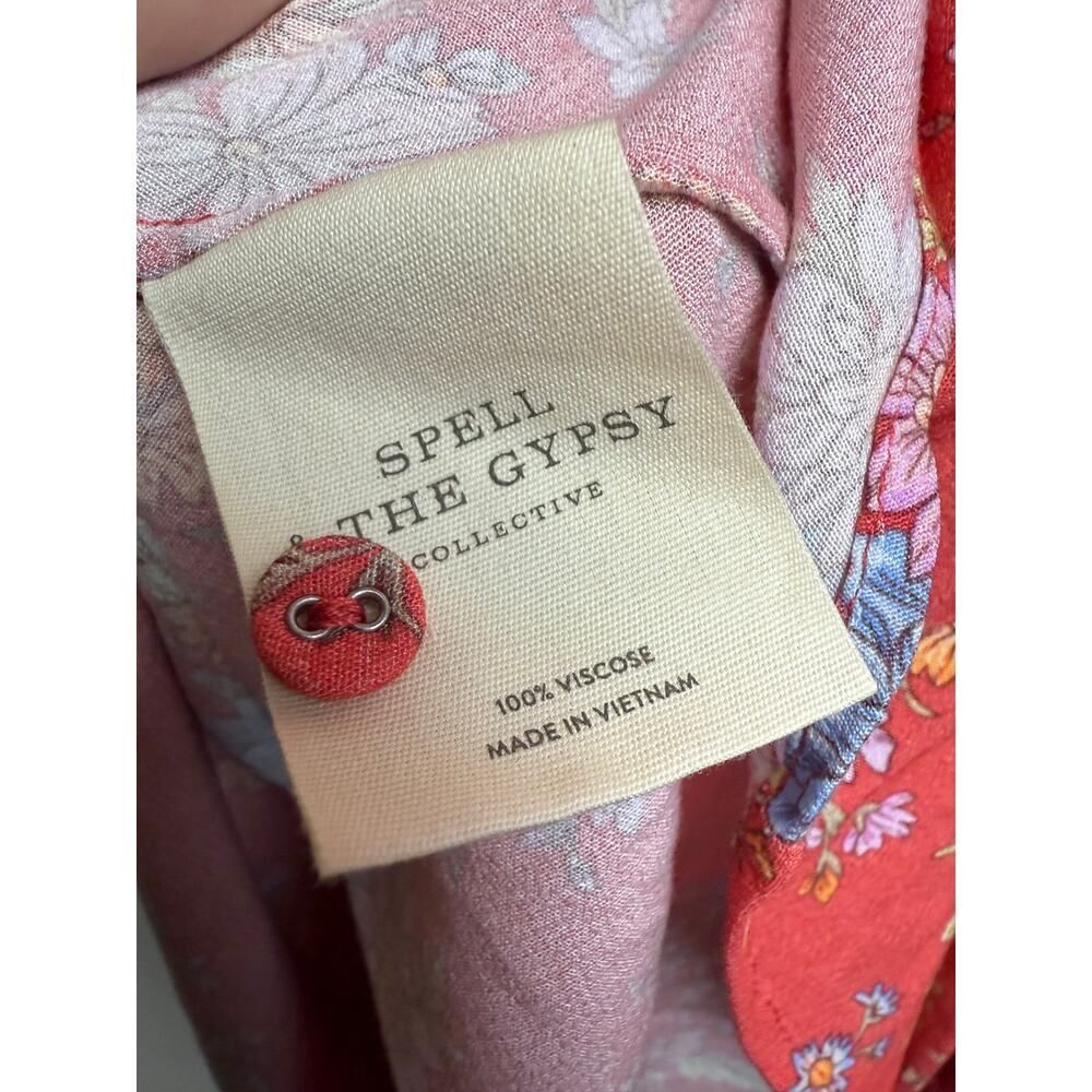 Spell & The Gypsy Meadowland Flutter Sleeve Mini … - image 7